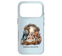 Nativity Scene Christmas Emmanuel, God with Us Xmas Case for iPhone 17 Pro