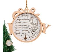 Nativity Scene Christmas Tree Ornaments, Wooden Nativity Christmas Ornament, Nativity Scene Christmas Tree Decoration, Christmas Nativity Ornaments, Christ Nativity Of Jesus Ornament For Home