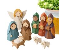 Nativity Scene Craft - Nativity Party Favors,Christian Christmas Paper Crafts for Kids | for Beginners Men Women Boys Girls Youth Teens Wife Husband Son Daughter Family Friends
