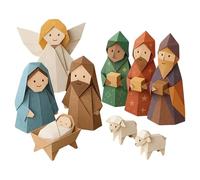 Nativity Scene Craft,Nativity Party Favors,Christmas Sunday School Paper Crafts | for Youth Teens Wife Husband Son Beginners Men Women Boys Girls Daughter Family Friends