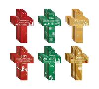 Nativity Scene Hangable Ornament - Christian Nativity Scene Ornaments - Wooden Nativity Scene Decoration for Christmas Tree