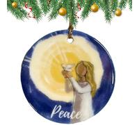 Nativity Scene Hanging Ornaments -, Sides Holiday Festival Decorations For