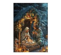 Nativity Scene Holy Decorative Jigsaw Puzzle for Adults, 300 PCS