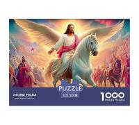 Nativity Scene Jigsaws Suitable for Decompression And Wall Decor 1000 Piece Puzzle Fit Together Perfectly for Adults And Kids 52x38cm/1000pcs