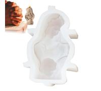 Nativity Scene Mould,Nativity Mold Silicone - Epoxy Resin Mold Silicone,Candle Mold for Home Decoration,Plaster Casting Molds, Multi-Purpose Cement Molds