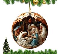 Nativity Scene Ornaments For Christmas Tree - Christmas Religious Decoration - Christian Tree Ornaments The Birth Of Jesus -Decorations, Religious Decor For Home
