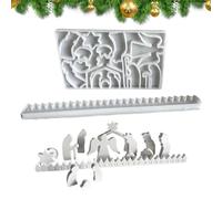 Nativity Scene Silicone Mold | Christmas Silicone Casting Mould | Nativity Set Resin Epoxy Mould | Casting Mold For Christmas Decorations