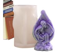 Nativity Scene Silicone Mold- Resin Casting Candle Making Form, Soft Flexible Non Stick Material, Detailed Religious Sculpture Design, Reusable Heat Resistant Structure, Easy Release Crafting Mold|