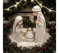 Nativity Scene Statue Decoration, Nativity Scene Birth Jesus Christ Figurine, Resin Nativity Figurine, Christmas Nativity Scene Figurine Set, Real Nativity Scene Figurines For Christmas Decoration