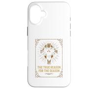 Nativity Scene True Reason Vintage Christian Christmas Case for iPhone 16 Plus