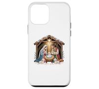 Nativity scene with Mary Joseph and baby Jesus design Case for iPhone 12 mini