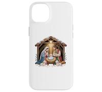 Nativity scene with Mary Joseph and baby Jesus design Case for iPhone 14 Plus