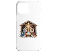 Nativity scene with Mary Joseph and baby Jesus design Case for iPhone 16 Pro Max