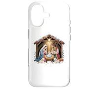 Nativity scene with Mary Joseph and baby Jesus design Case for iPhone 17