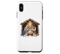 Nativity scene with Mary Joseph and baby Jesus design Case for iPhone XS Max