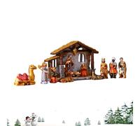 Nativity Set,Holy Family Nativity Set Desk Decor | Party Decorations Home Decor for Garden Patio Desk Office Church Table School Porch Shelf Bedroom Living