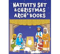 Nativity Set with Christmas Arch Books