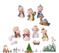 Nativity Sets for Christmas, Holy Family Christmas Nativity Scene Table Centerpieces, Home Decor for Indoor Tabletop Shelf Cabinet Entryway Office Living Room Bedroom Church