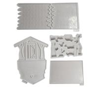 Nativity Silicone Molds, Nativity Scene Silicone Molds - Nativity House Gypsum Mold | Christmas Resin Casting Molds Silicone Molds for Plaster Ornaments