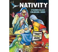 Nativity Stained Glass Colouring Book: Vol 1