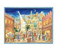 Nativity Star Richard Sellmer Advent Calendar 355 x 265 mm glitter