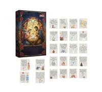 Nativity Themed Advent Calendar Christmas Advent Calendar Includes 24 Bible Scripture Oament for Festival Celebration Advent Calendar