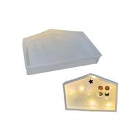 Nativity Themed Christmas Decorations Mold Silicone The Advent Ornament Molds for Resin and Plaster Sturdy Molds