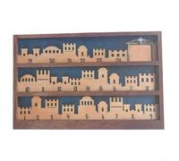 Nativity Wooden Advent Calendar With 24 Numbered Pockets For Countdown To Christmas, Featuring A Traditional Christ Centered Nativity Scene And Wood Construction(38 * 24cm)
