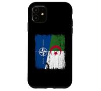 NATO Algeria Half Flag OTAN Algerian Heritage Case for iPhone 11