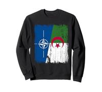 NATO Algeria Half Flag OTAN Algerian Heritage Sweatshirt