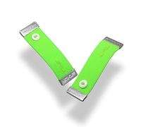 Nato Cuff - Stop Rolled Long Sleeves Shirt - Pull Them up with Elegance - Shirt Sleeves Holder - Elastic Anti-Slip Shirt Cuff Holder (Fluo Vert)