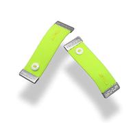 Nato Cuff - Stop Rolled Long Sleeves Shirt - Pull Them up with Elegance - Shirt Sleeves Holder - Elastic Anti-Slip Shirt Cuff Holder (Fluo Jaune)