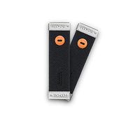 Nato Cuff - Stop Rolled Long Sleeves Shirt-Pull Them up with Elegance- Shirt Sleeves Holder - Elastic Anti-Slip Shirt Cuff Holders (Joe Orange)