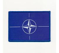 Nato North Atlantic Federation Flags Iron-On Patch 0729 B