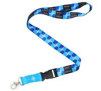 NATO OTAN Lanyard - Official Blue and Black Design with NATO Emblem | Double-Sided Printed ID Holder with Detachable Clip for Work, Security, and Events