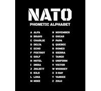 NATO Phonetic Alphabet Military Communication Notebook - Chart From Alfa to Zulu: 5x5 Graph Paper for Structured Notes, Daily Use, Work, Study and Tactical Training