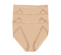 Natori Women's Bliss French Cut 3-Pack, Cafe, XL