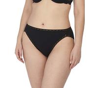 Natori Women's Bliss French Cut Briefs, Black, L