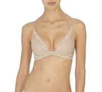 Natori Womens Feathers Contour Plunge Bra, Cafe, 34C