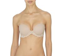 Natori Women's Feathers Strapless Plunge Multiway Bra, Cafe, 34DD