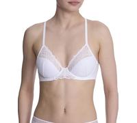 Natori Women's Heavenly Convertible Comfort Lace Contour Underwire T-Shirt Bra, White, 32DD