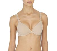 Natori Women's Pure Luxe Custom Coverage Contour Bra, Cafe, 34DD