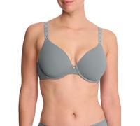 Natori Women's Pure Luxe Custom Coverage Contour Underwire Full Bra, Seaglass/Mink, 38C