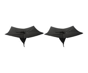 Natotela 47.2x47.2x23.6in Catch Basin Insert, 2 Pack PET Storm Drain Filter | 4 Lifting Loops Square Witches Hat Oil & Sediment Guard Filter Parking lot Street Construction Site Industrial