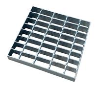 Natotela Galvanized Steel Drain Grate-230x230mm Durable Heavy Duty Metal Grate Square Gully Grid for 9" Square Catch Basin Outdoor Drainage Grates Thick for Garage Sewer Downspout Driveway