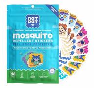 NATPAT Buzz Patch Mosquito Patch Stickers for Kids - The Original All Natural Citronella Essential Oil Insect Patch, Plant Based Ingredients, Non-Toxic, DEET Free, for Toddlers, Kids - 48 Count