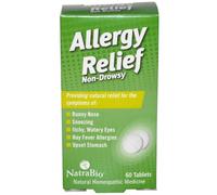 NatraBio, Allergy Relief, Non-Drowsy, 60 Tablets