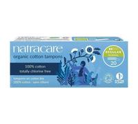 Natracare 20 Organic Cotton Tampons Regular Flow Chlorine-Free Sensitive