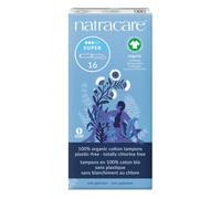 Natracare Applicator Tampons with Biodegradable Cardboard Applicator | Certified Organic Cotton| Super Absorbency Pack of 16 x 12 | Toxin-Free, Plastic-Free
