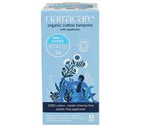 Natracare Organic All Cotton with Applicator Tampons Super - 12 x Packs of 16 (192)